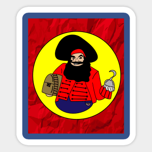 Pirate Pirate Ship Treasure Island Sticker